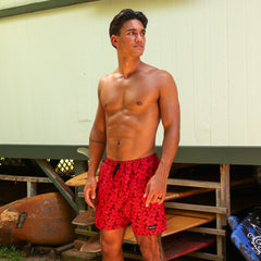 Men's Swim Trunks - Sassy Sangria