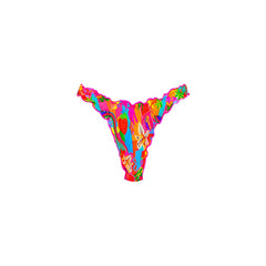 Lettuce Edge Thong Bikini Bottom - Havana Haven