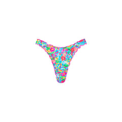 Lettuce Edge Thong Bikini Bottom - Mermaid Garden