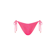 Dipped Cheeky Tie Bikini Bottom - Kiss Me