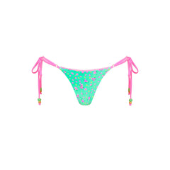 Decorative Thong Tie Side Bikini Bottom - Mint Macaron
