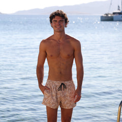 Men's 4" Stretch Swim Trunks - Wild Skies