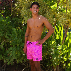 Men's Swim Trunks - Bubble Berry