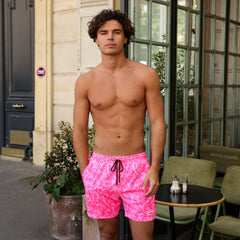 Men's Swim Trunks - Hearts Collide