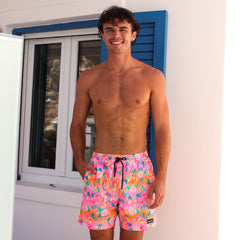 Men's Swim Trunks - Summer Glow