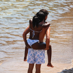 Men's Swim Trunks - Vintage Paradise