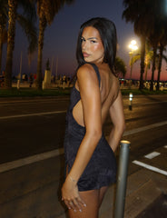 NURA MINI DRESS - BLACK