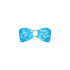 Strapless Bandeau Bikini Top - Ocean Paradise
