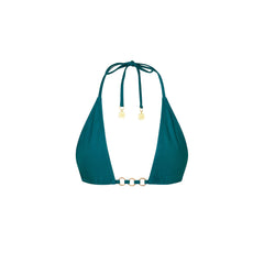 Trio Ring Triangle Bikini Top - Laguna Haze