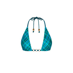 Trio Ring Triangle Bikini Top - Tropic Dip