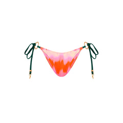 Ring Cheeky Tie Bikini Bottom - Strawberry Vanilla