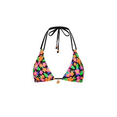 Simple Strap Halter Bikini Top - Midnight Glow