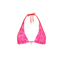 Bind Tie Halter Bikini Top - Hearts Collide