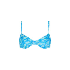 Ditzy Underwire Bra Bikini Top - Ocean Paradise