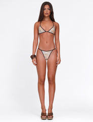 DIANA BIKINI BOTTOM - NEUTRAL : ANIMAL : ANIMAL MARBLE