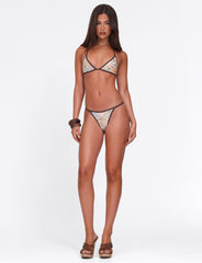 DIANA BIKINI TOP - NEUTRAL : ANIMAL : ANIMAL MARBLE