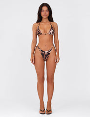 FINLEA BIKINI TOP - NEUTRAL : LEOPARD : LEOPARD HAZE