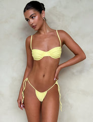 KHESSA BIKINI BOTTOM - YELLOW : LEMON