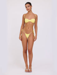 KHESSA BIKINI BOTTOM - YELLOW : LEMON