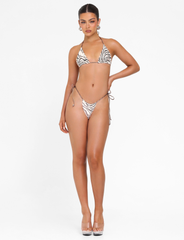 AVE BIKINI TOP - NEUTRAL : ZEBRA