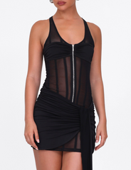 CATERINA MINI DRESS - BLACK