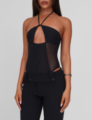 MELANIA BODYSUIT - BLACK