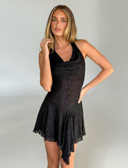 FIORELLA DRESS - BLACK LACE