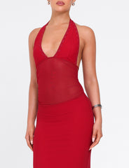 BRESILY MAXI DRESS - RED