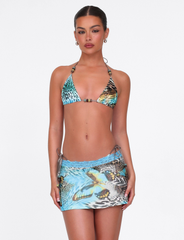 FINLEA MINI SKIRT - MULTI : ANIMAL : BUTTERFLY ANIMAL