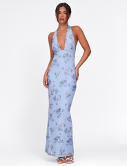 PHAEDRA MAXI DRESS - BLUE : FLORAL : BLUE FLORAL