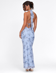 PHAEDRA MAXI DRESS - BLUE : FLORAL : BLUE FLORAL