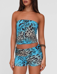 MIRELY TOP - MULTI : LEOPARD : LEOPARD SWIRL