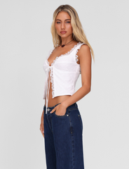 KYANA TOP - WHITE