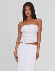 ASHLYNN TOP - WHITE
