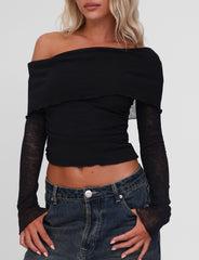 VERA TOP - BLACK
