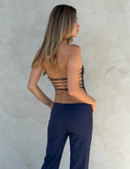 GWENDOLINE TOP - NAVY