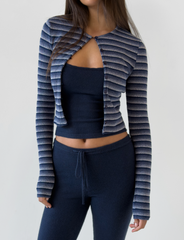 LEORA TOP - NAVY