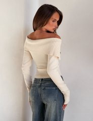 KIERA JUMPER - CREAM