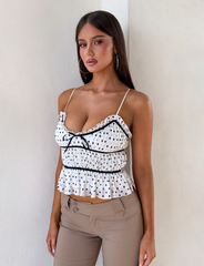LIORA TOP - POLKA DOT