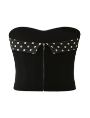 KITTIE 2.0 BUSTIER - BLACK