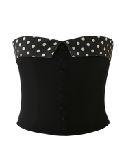 KITTIE 2.0 BUSTIER - BLACK