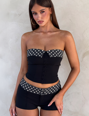 KITTIE 2.0 BUSTIER - BLACK