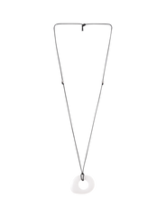 AMYRA PENDANT NECKLACE - WHITE