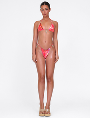 CIANA BIKINI TOP - PINK : FLORAL : PINK TROPICAL