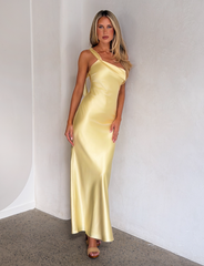 RAINEY MAXI DRESS - BUTTER YELLOW
