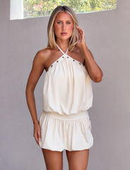 NATASHA DRESS - CREAM