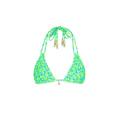 Halter Bralette Bikini Top - Apple Blossom
