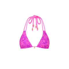 Halter Bralette Bikini Top - Bubble Berry