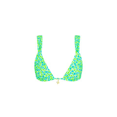 Slide Bralette Bikini Top - Apple Blossom