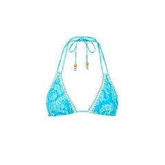 Crochet Halter Bikini Top - Starry Seas